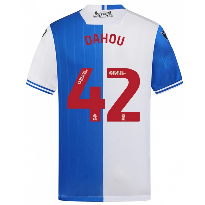 Danxen Mujer Camiseta Jemima Dahou #42 Azul Blanco 1ª Equipación 2025/26 La Camisa