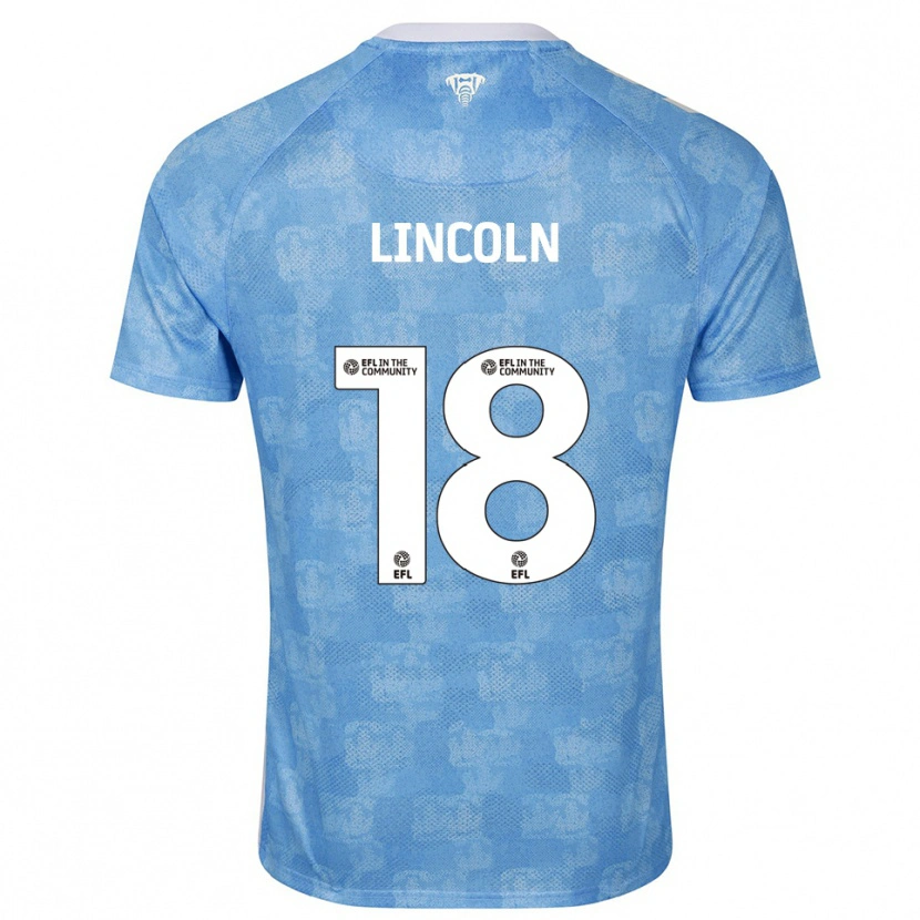Danxen Mujer Camiseta Khavarni Lincoln #18 Azul Celeste Blanco 1ª Equipación 2025/26 La Camisa