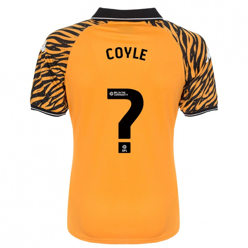 Danxen Mujer Camiseta Rocco Coyle #0 Naranja Negro 1ª Equipación 2025/26 La Camisa