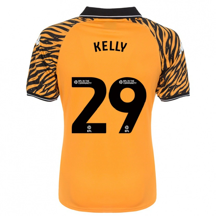 Danxen Mujer Camiseta Ace Kelly #29 Naranja Negro 1ª Equipación 2025/26 La Camisa