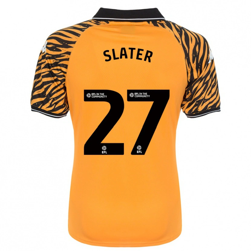 Danxen Mujer Camiseta Regan Slater #27 Naranja Negro 1ª Equipación 2025/26 La Camisa