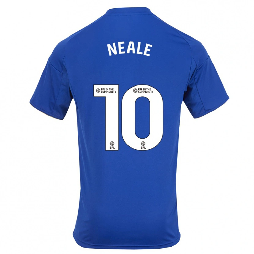 Danxen Mujer Camiseta Tommy Neale #10 Azul Oro 1ª Equipación 2025/26 La Camisa