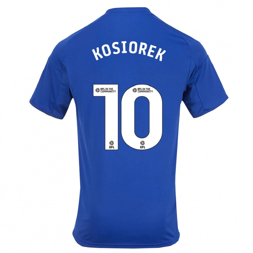 Danxen Mujer Camiseta Bartosz Kosiorek #10 Azul Oro 1ª Equipación 2025/26 La Camisa