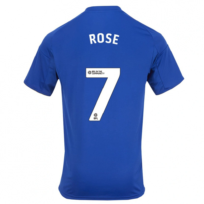 Danxen Mujer Camiseta Deanne Rose #7 Azul Oro 1ª Equipación 2025/26 La Camisa