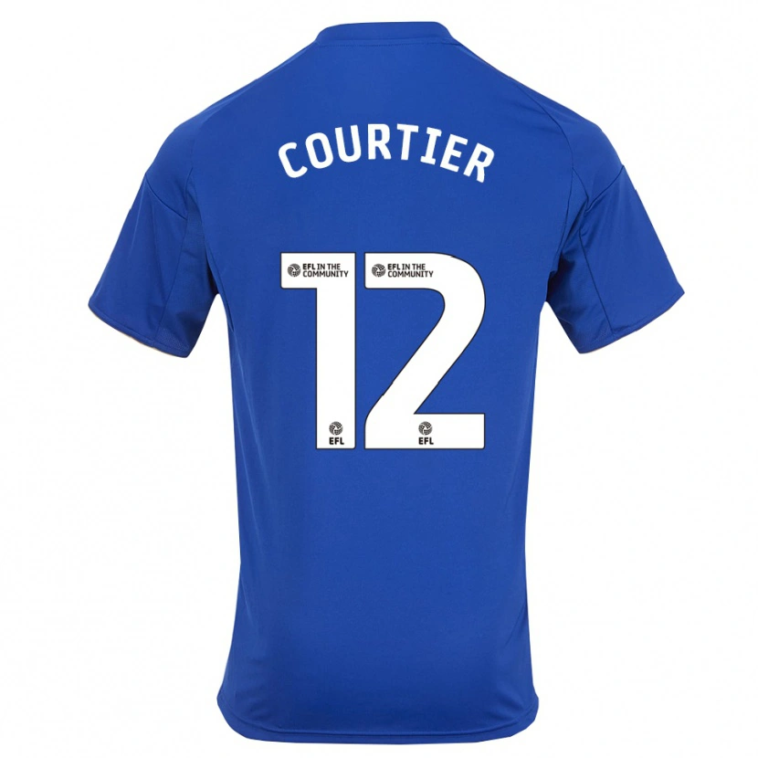Danxen Mujer Camiseta Ben Courtier #12 Azul Oro 1ª Equipación 2025/26 La Camisa