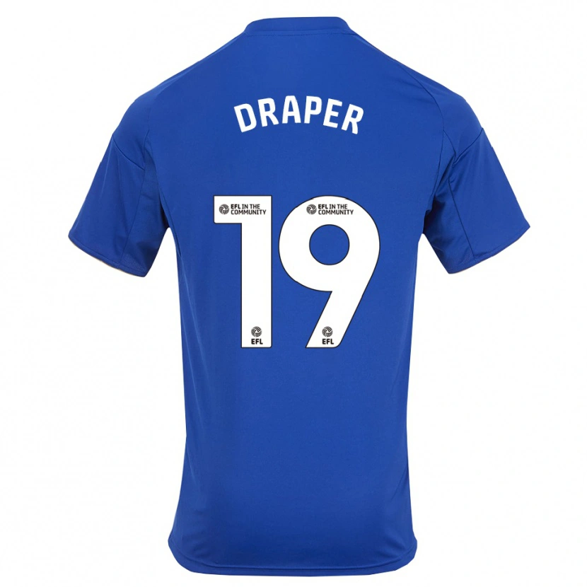 Danxen Mujer Camiseta Denny Draper #19 Azul Oro 1ª Equipación 2025/26 La Camisa
