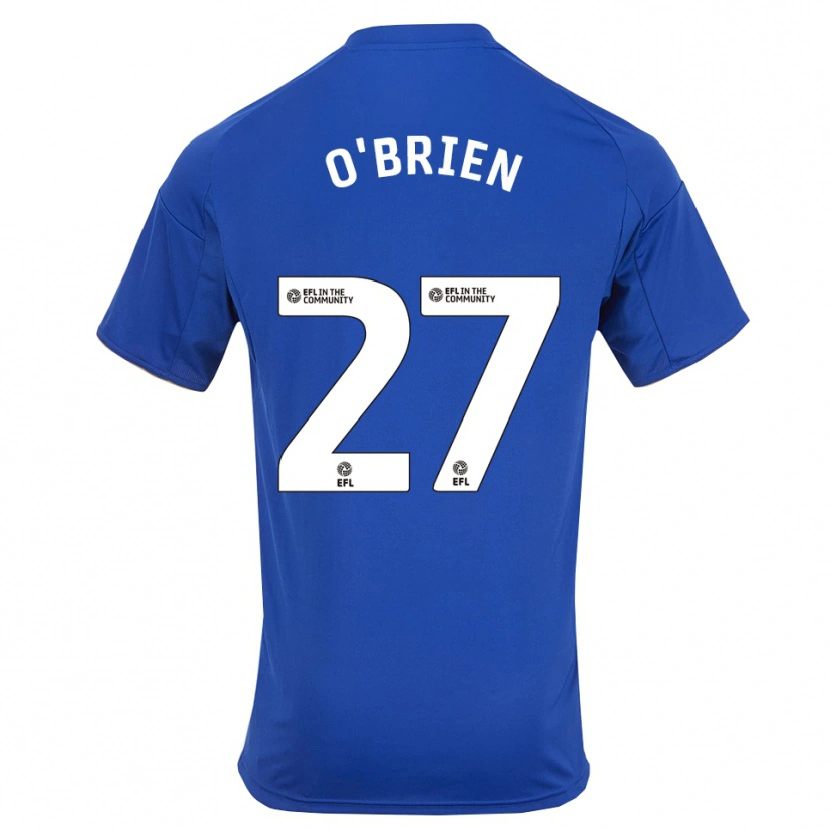 Danxen Mujer Camiseta Shannon O'brien #27 Azul Oro 1ª Equipación 2025/26 La Camisa