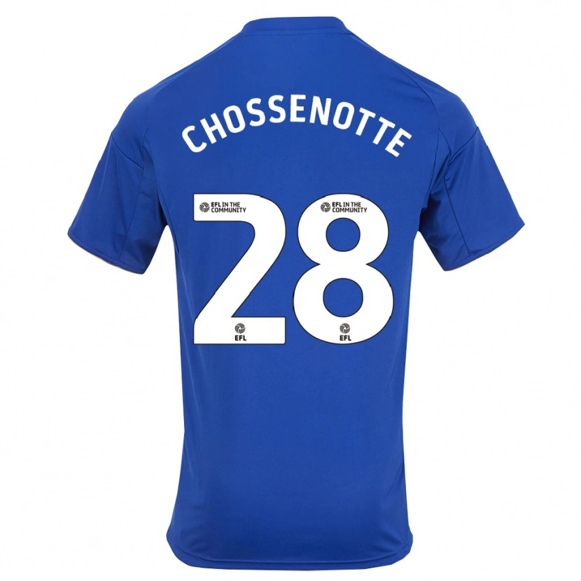 Danxen Mujer Camiseta Shana Chossenotte #28 Azul Oro 1ª Equipación 2025/26 La Camisa