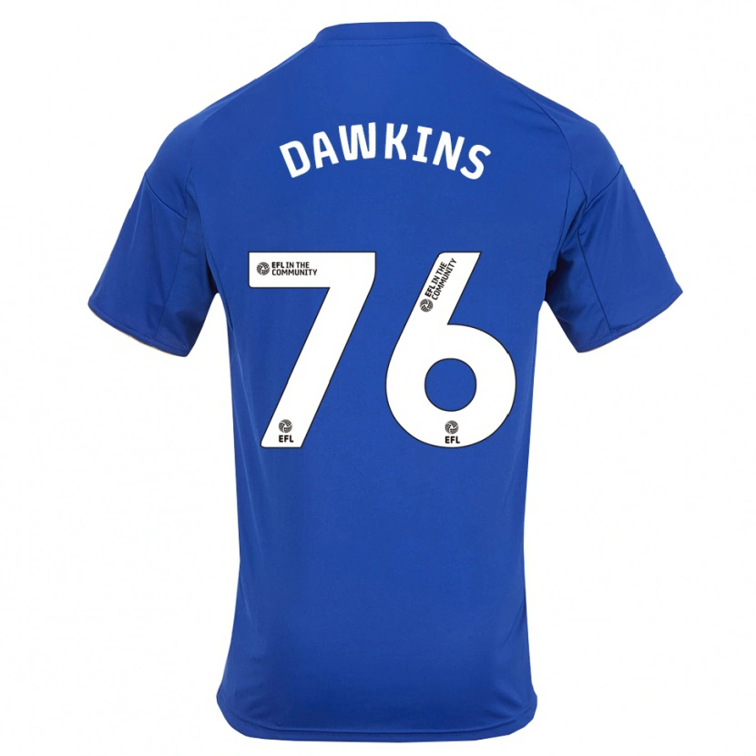 Danxen Mujer Camiseta Kartell Dawkins #76 Azul Oro 1ª Equipación 2025/26 La Camisa