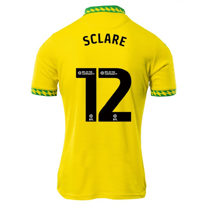 Danxen Mujer Camiseta Zach Sclare #12 Blanco Verde 1ª Equipación 2025/26 La Camisa