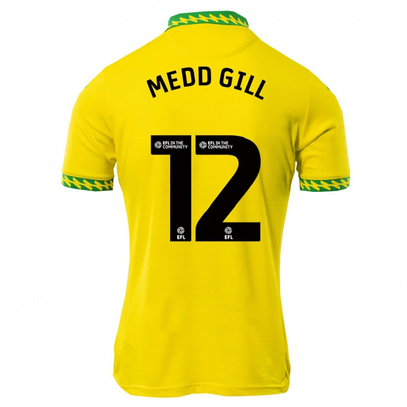 Danxen Mujer Camiseta Tamsin Medd-Gill #12 Blanco Verde 1ª Equipación 2025/26 La Camisa