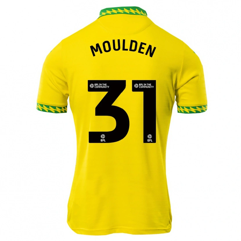 Danxen Mujer Camiseta Louie Moulden #31 Blanco Verde 1ª Equipación 2025/26 La Camisa