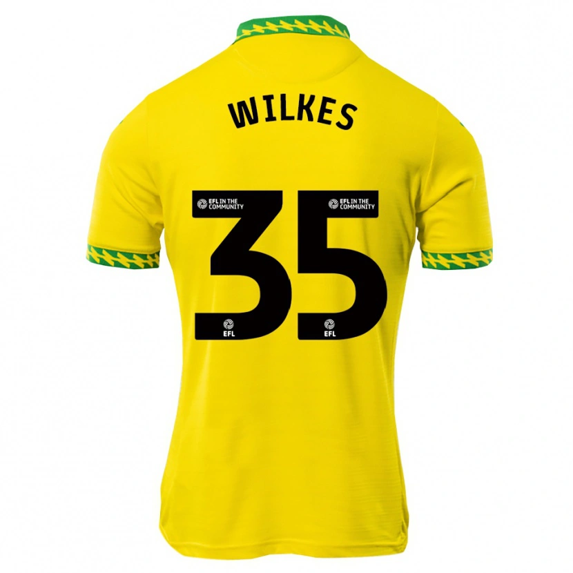 Danxen Mujer Camiseta Reece Wilkes #35 Blanco Verde 1ª Equipación 2025/26 La Camisa