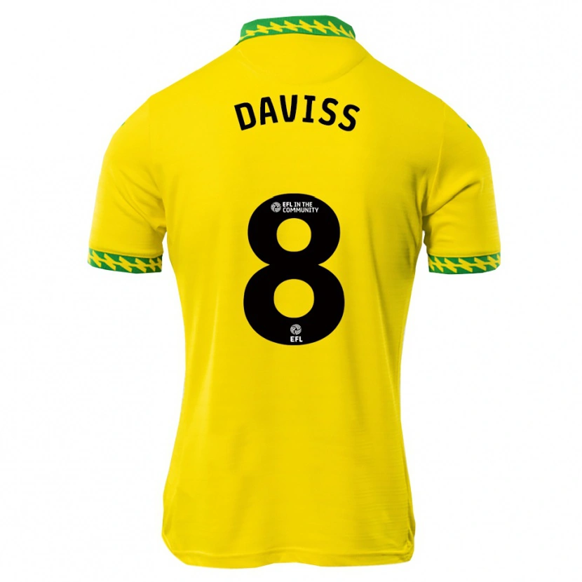 Danxen Mujer Camiseta Millie Daviss #8 Blanco Verde 1ª Equipación 2025/26 La Camisa