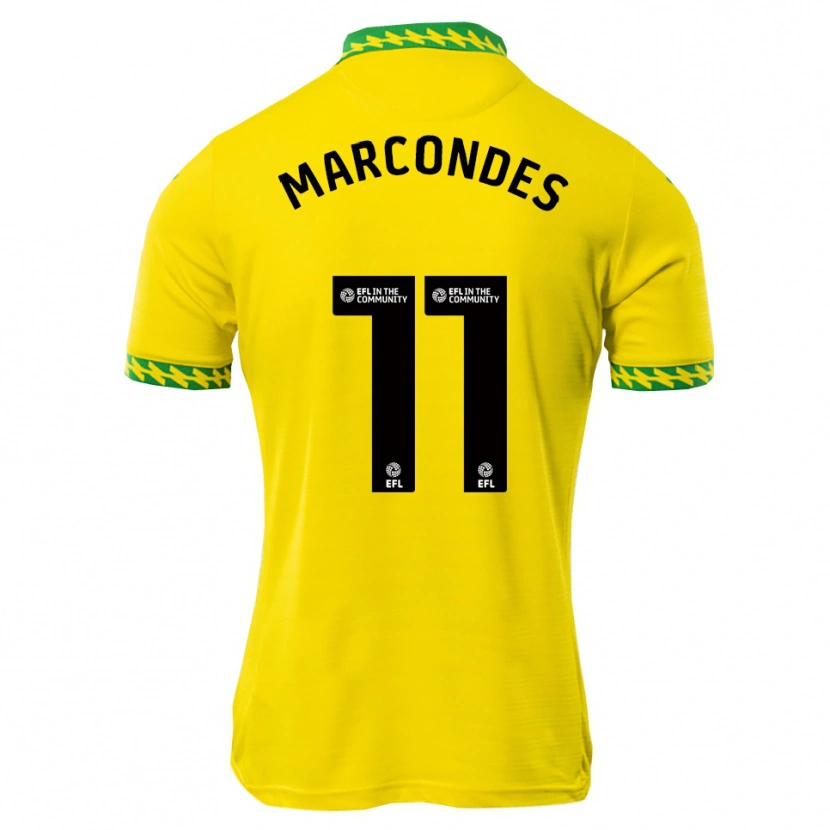 Danxen Mujer Camiseta Emiliano Marcondes #11 Blanco Verde 1ª Equipación 2025/26 La Camisa