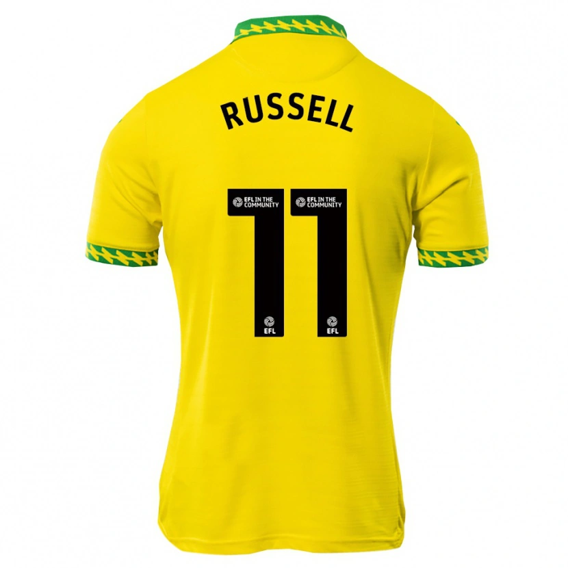 Danxen Mujer Camiseta Rebecca Russell #11 Blanco Verde 1ª Equipación 2025/26 La Camisa