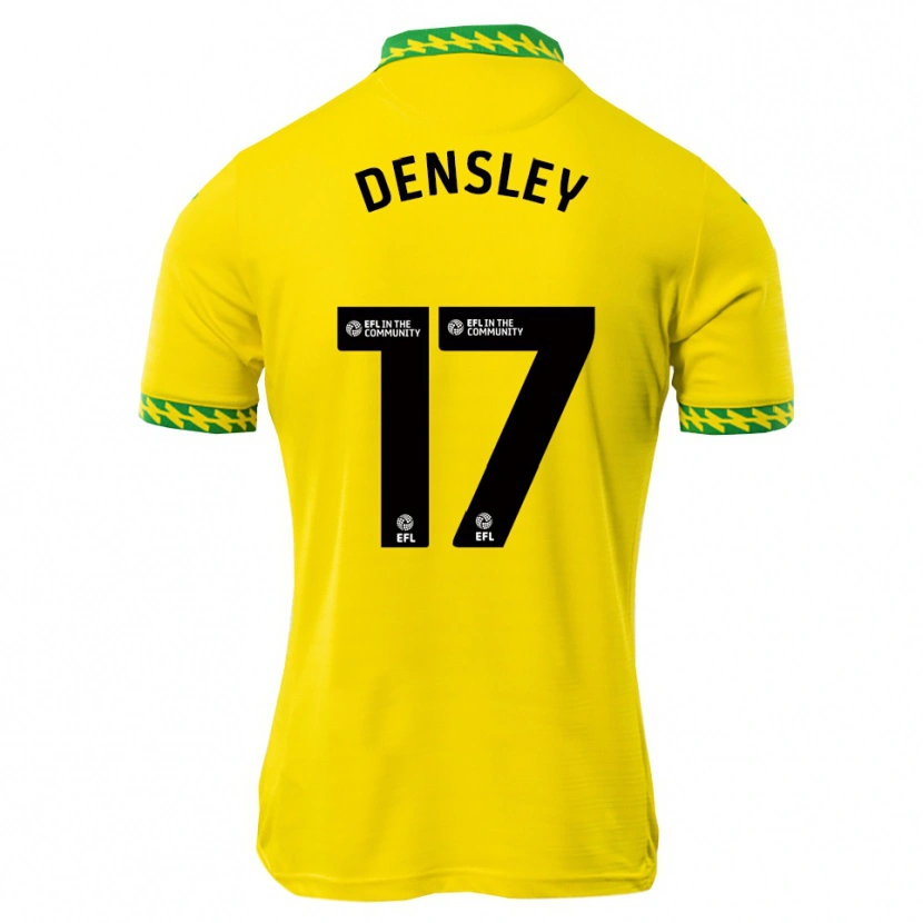 Danxen Mujer Camiseta Lara Densley #17 Blanco Verde 1ª Equipación 2025/26 La Camisa