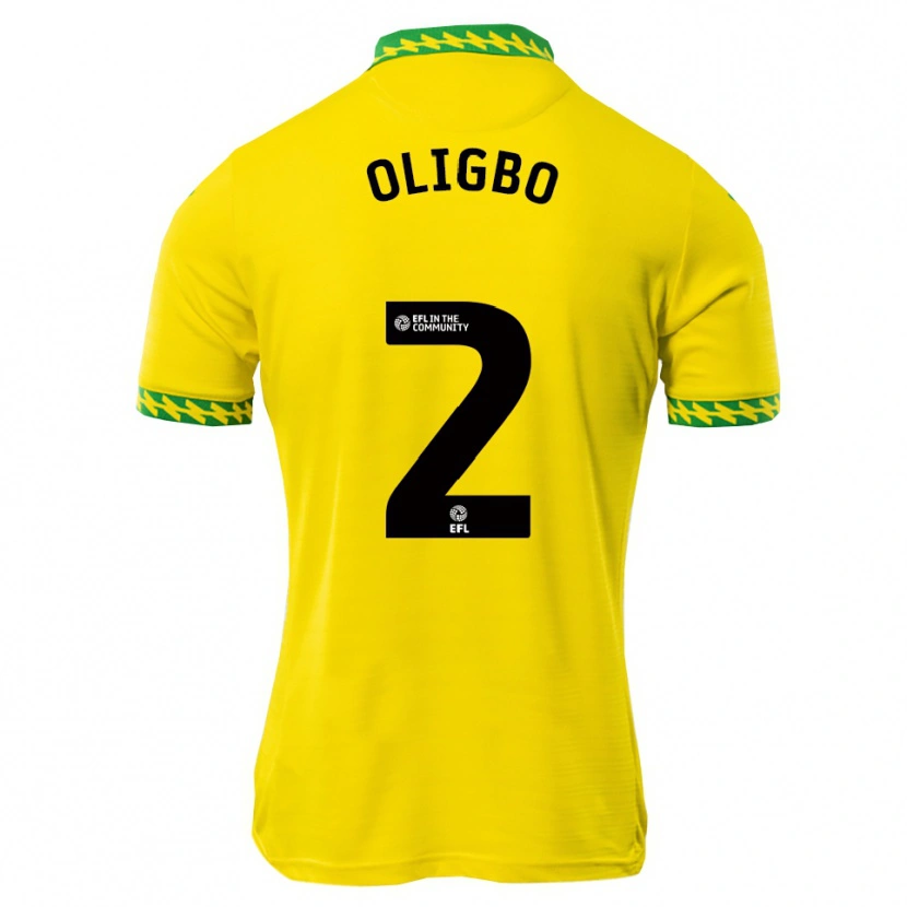 Danxen Mujer Camiseta Finlay Oligbo #2 Blanco Verde 1ª Equipación 2025/26 La Camisa