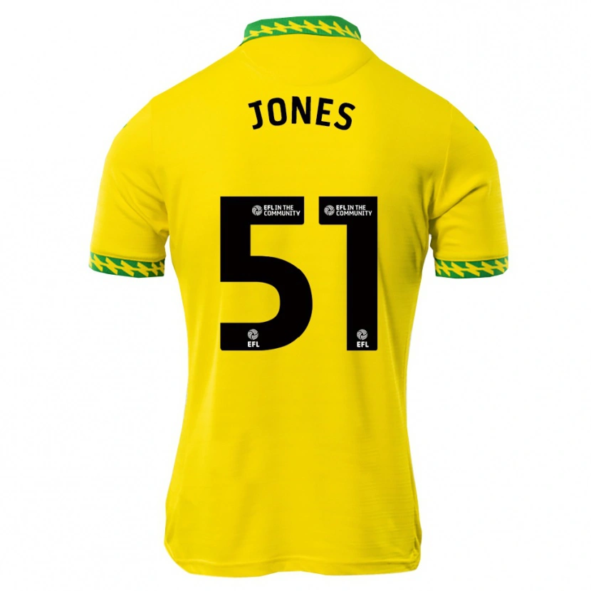 Danxen Mujer Camiseta Dylan Jones #51 Blanco Verde 1ª Equipación 2025/26 La Camisa
