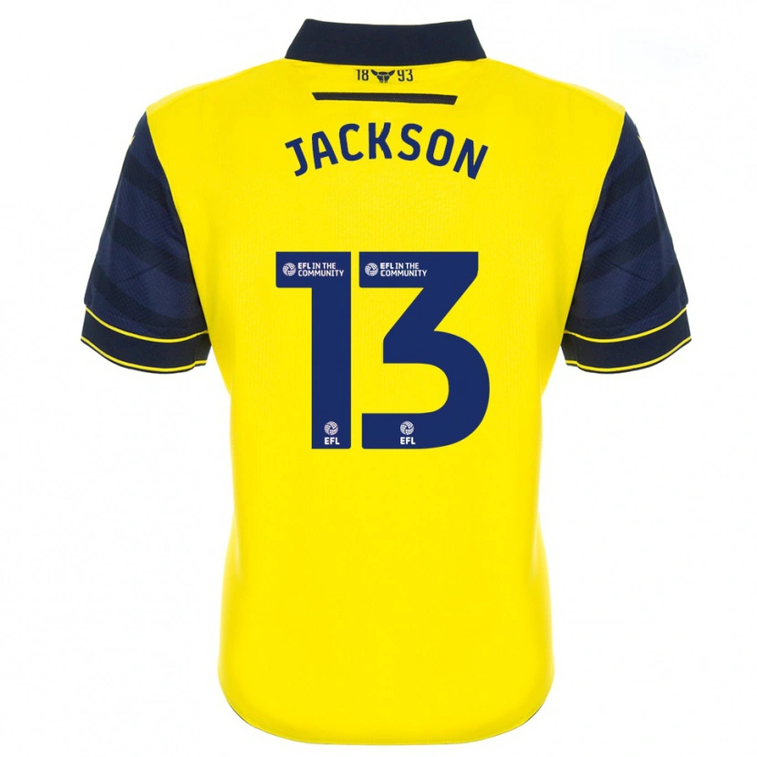Danxen Mujer Camiseta Will Jackson #13 Amarillo Azul Marino 1ª Equipación 2025/26 La Camisa