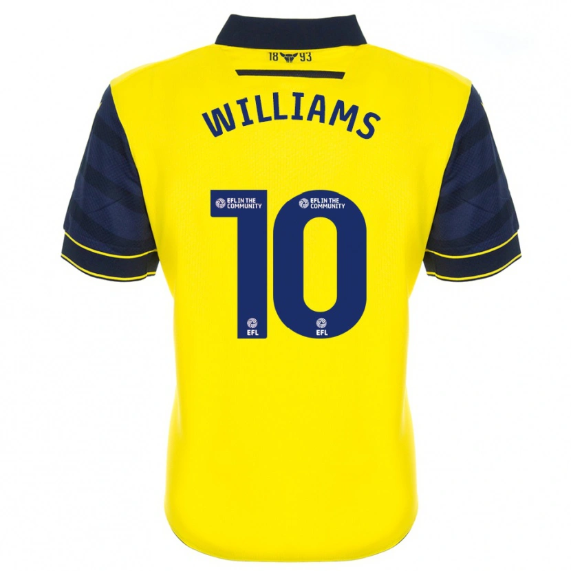 Danxen Mujer Camiseta Cheryl Williams #10 Amarillo Azul Marino 1ª Equipación 2025/26 La Camisa