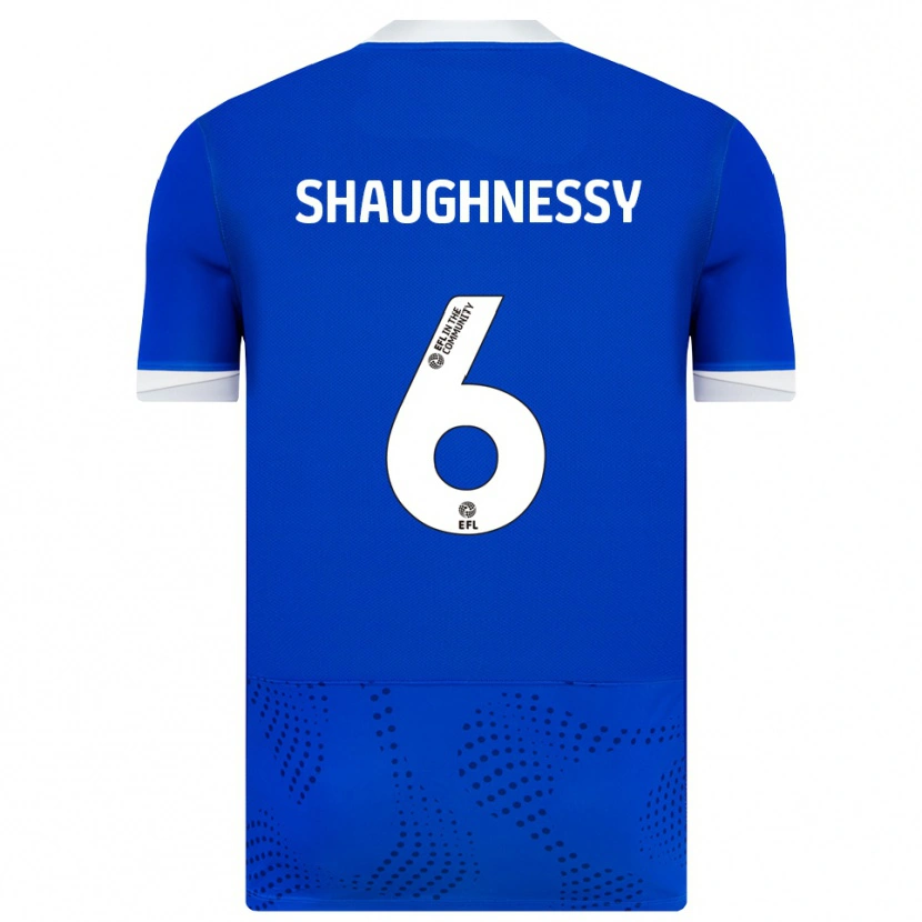 Danxen Mujer Camiseta Conor Shaughnessy #6 Azul Blanco 1ª Equipación 2025/26 La Camisa