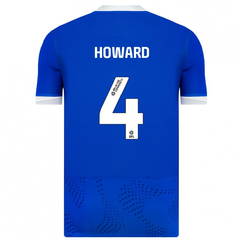 Danxen Mujer Camiseta Cody Howard #4 Azul Blanco 1ª Equipación 2025/26 La Camisa