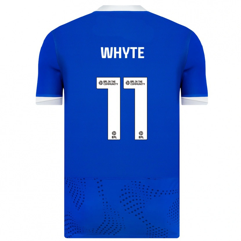 Danxen Mujer Camiseta Gavin Whyte #11 Azul Blanco 1ª Equipación 2025/26 La Camisa