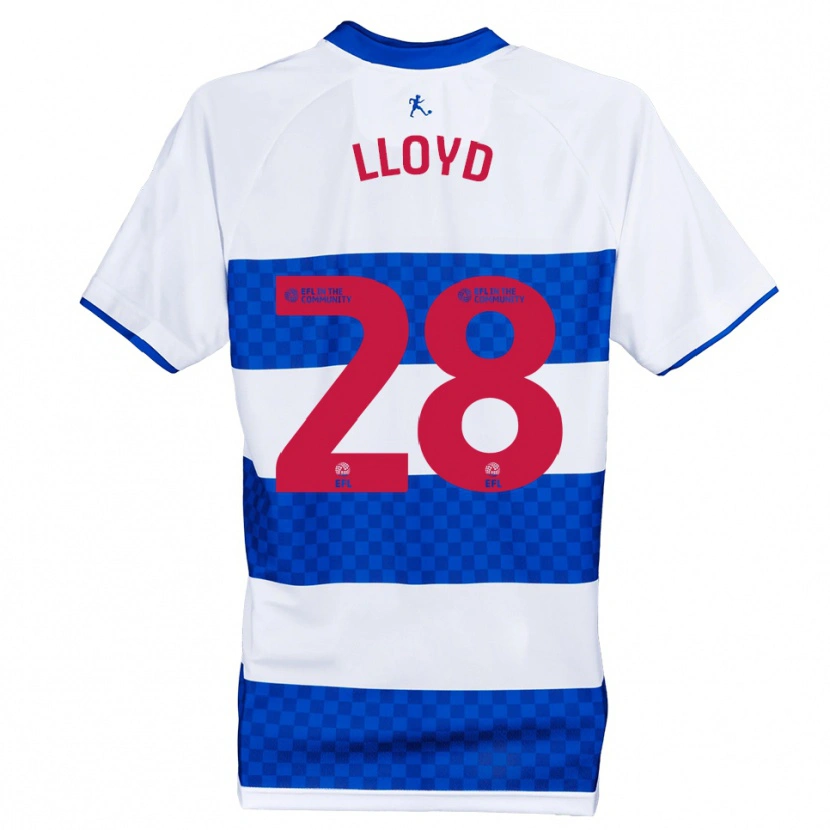 Danxen Mujer Camiseta Alfie Lloyd #28 Azul Blanco 1ª Equipación 2025/26 La Camisa