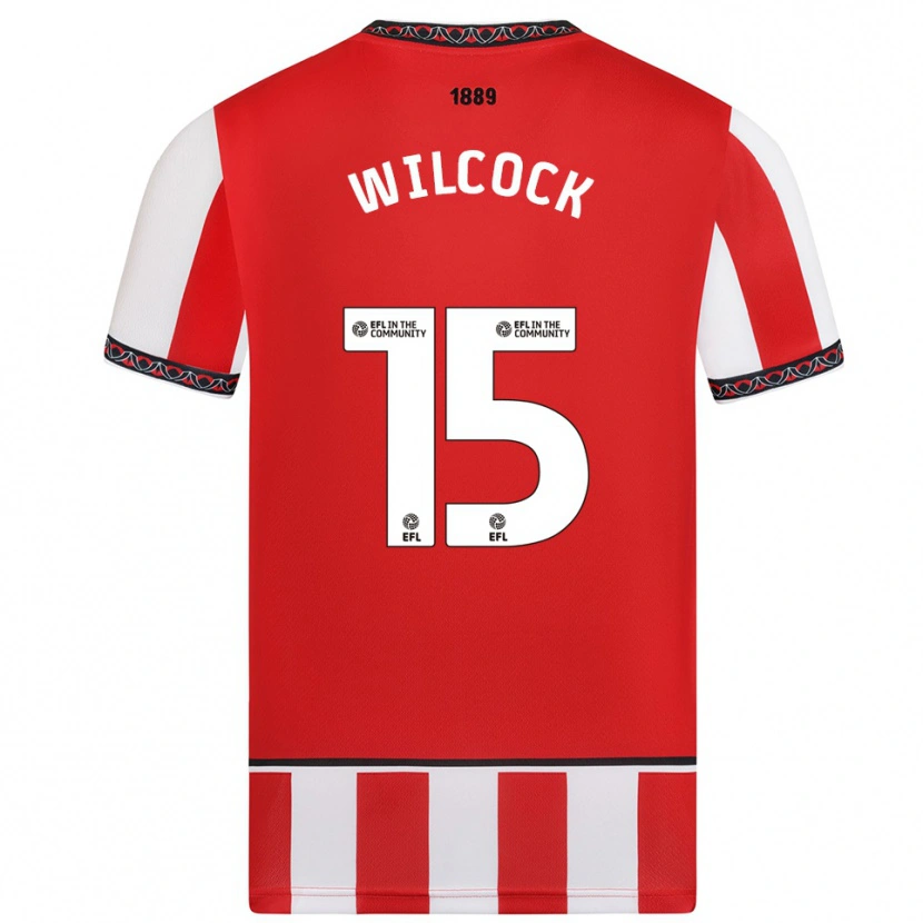 Danxen Mujer Camiseta Tamara Wilcock #15 Rojo Blanco 1ª Equipación 2025/26 La Camisa