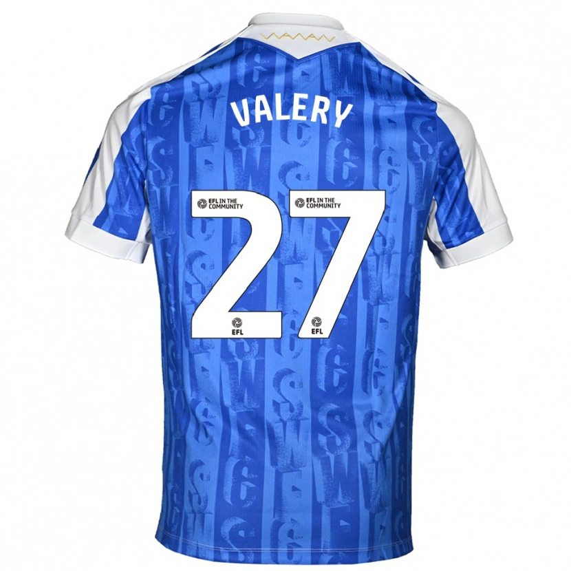 Danxen Mujer Camiseta Yan Valery #27 Azul Blanco 1ª Equipación 2025/26 La Camisa