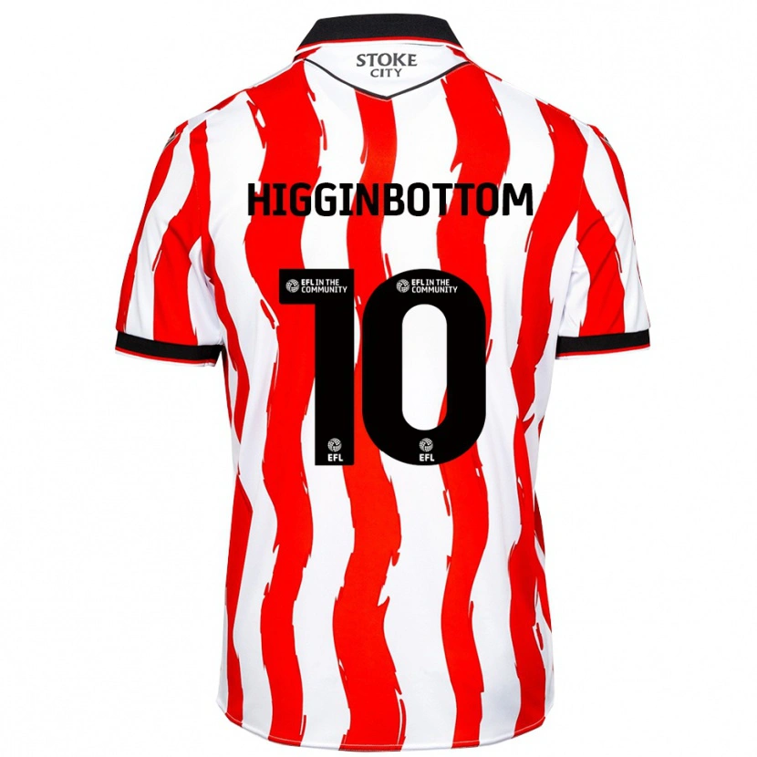 Danxen Mujer Camiseta Alice Higginbottom #10 Blanco Rojo 1ª Equipación 2025/26 La Camisa