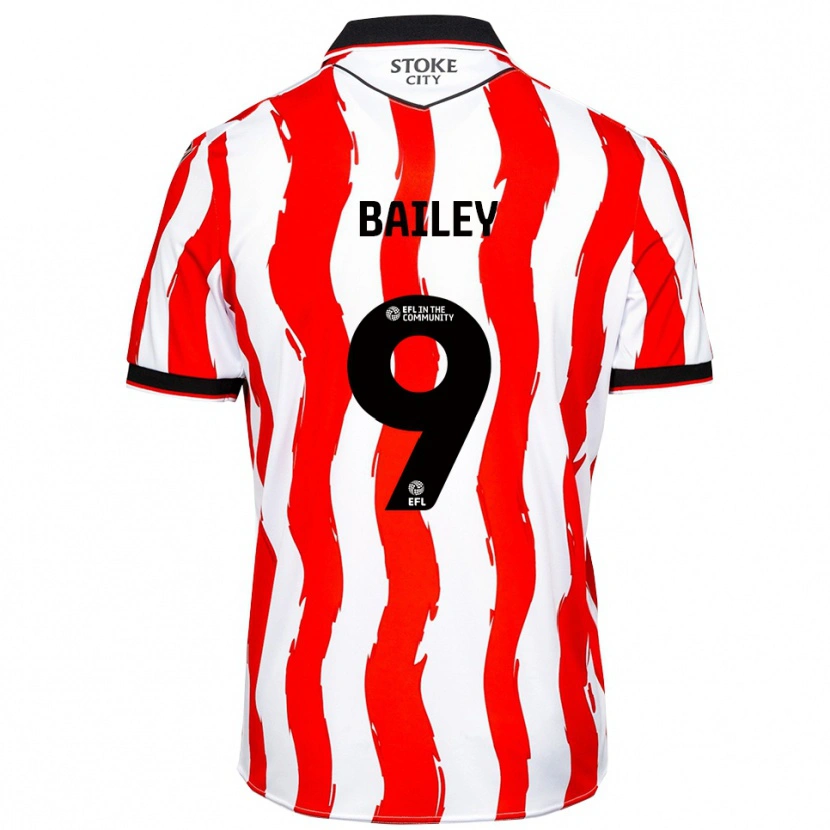 Danxen Mujer Camiseta Lewis Bailey #9 Blanco Rojo 1ª Equipación 2025/26 La Camisa