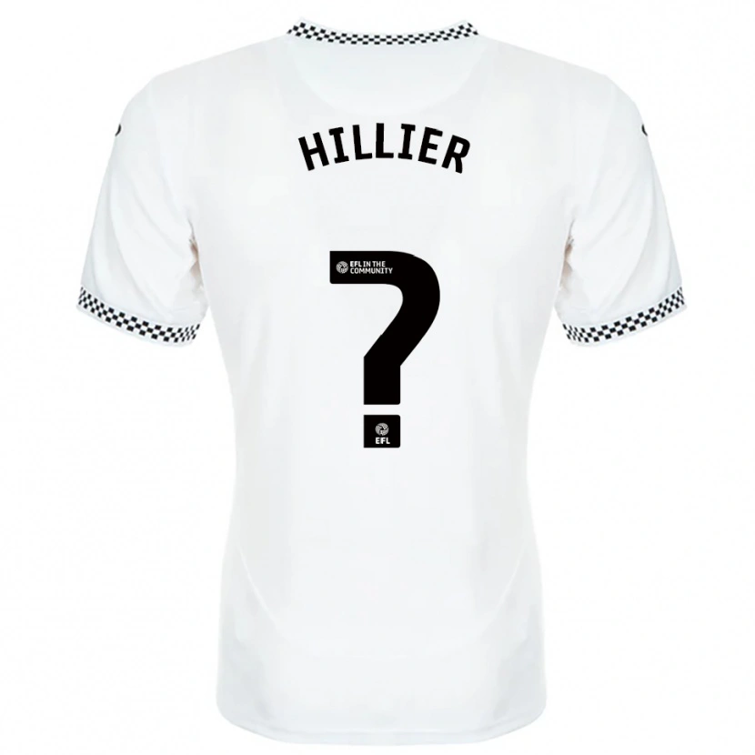 Danxen Mujer Camiseta Rohan Hillier #0 Blanco Naranja 1ª Equipación 2025/26 La Camisa