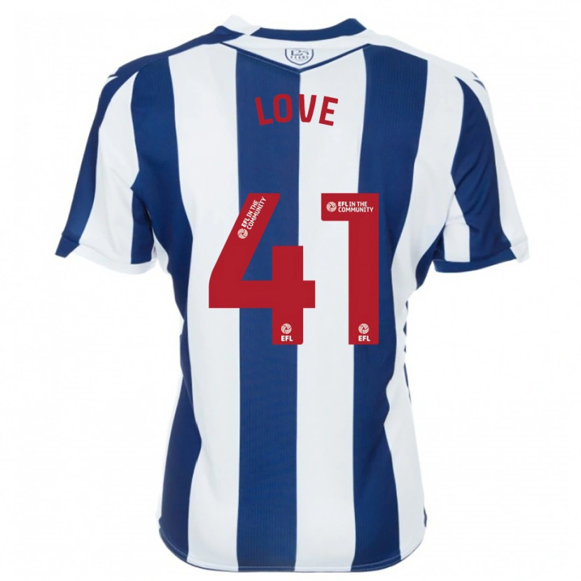 Danxen Mujer Camiseta Layton Love #41 Azul Marino Blanco 1ª Equipación 2025/26 La Camisa
