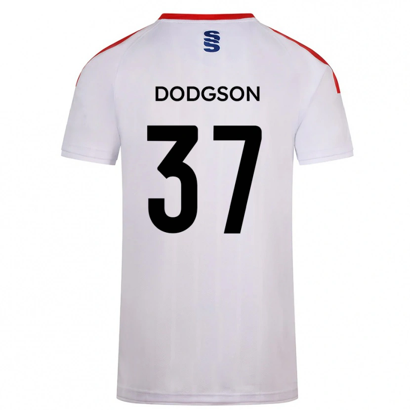 Danxen Mujer Camiseta Ewan Dodgson #37 Blanco Azul Marino 1ª Equipación 2025/26 La Camisa