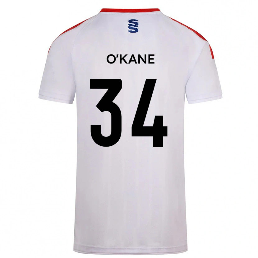 Danxen Mujer Camiseta Taelor O'kane #34 Blanco Azul Marino 1ª Equipación 2025/26 La Camisa