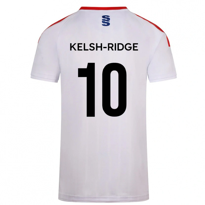Danxen Mujer Camiseta Hollie Kelsh-Ridge #10 Blanco Azul Marino 1ª Equipación 2025/26 La Camisa