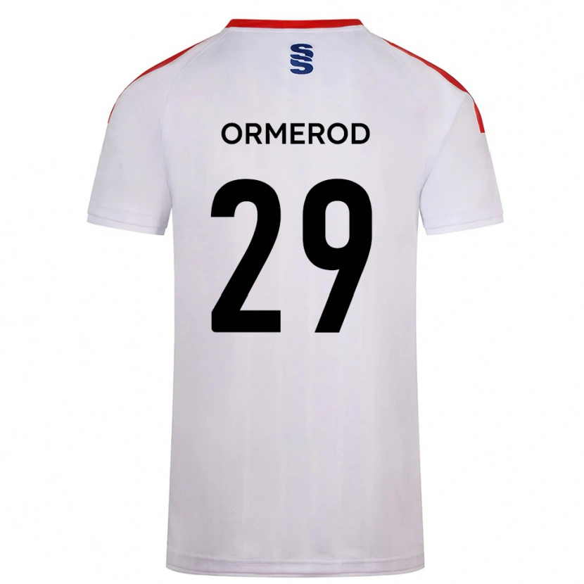 Danxen Mujer Camiseta Danny Ormerod #29 Blanco Azul Marino 1ª Equipación 2025/26 La Camisa