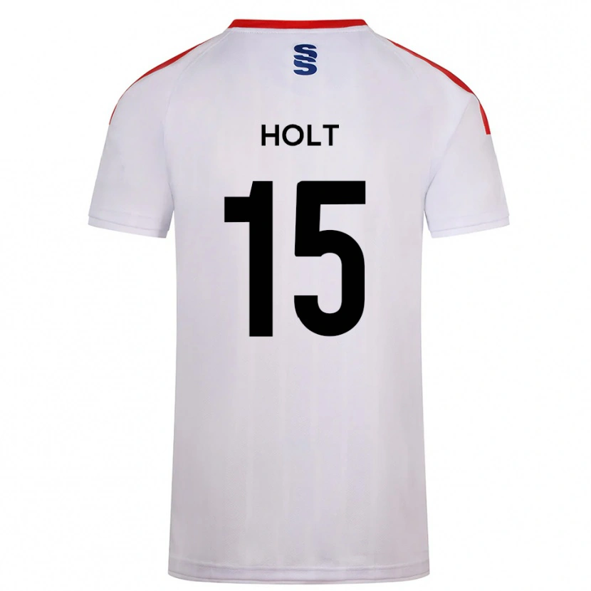 Danxen Mujer Camiseta Ella Holt #15 Blanco Azul Marino 1ª Equipación 2025/26 La Camisa