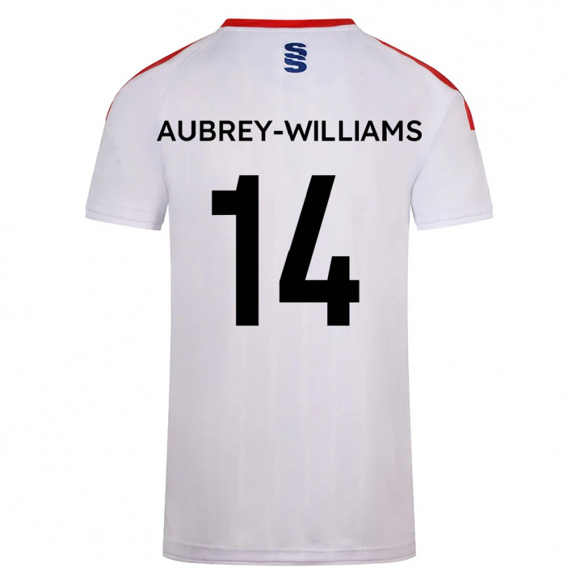 Danxen Mujer Camiseta Harrison Aubrey-Williams #14 Blanco Azul Marino 1ª Equipación 2025/26 La Camisa