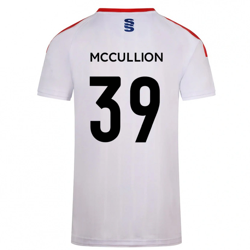 Danxen Mujer Camiseta Gerald Mccullion #39 Blanco Azul Marino 1ª Equipación 2025/26 La Camisa