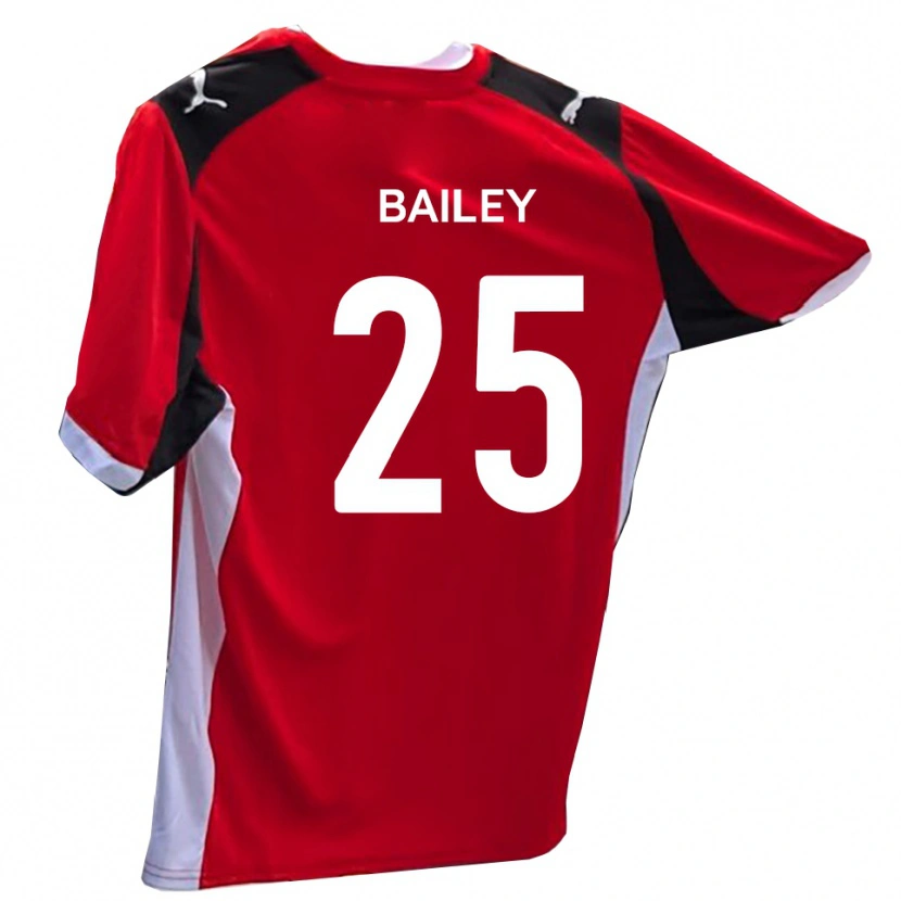 Danxen Mujer Camiseta Joel Bailey #25 Rojo Blanco 1ª Equipación 2025/26 La Camisa