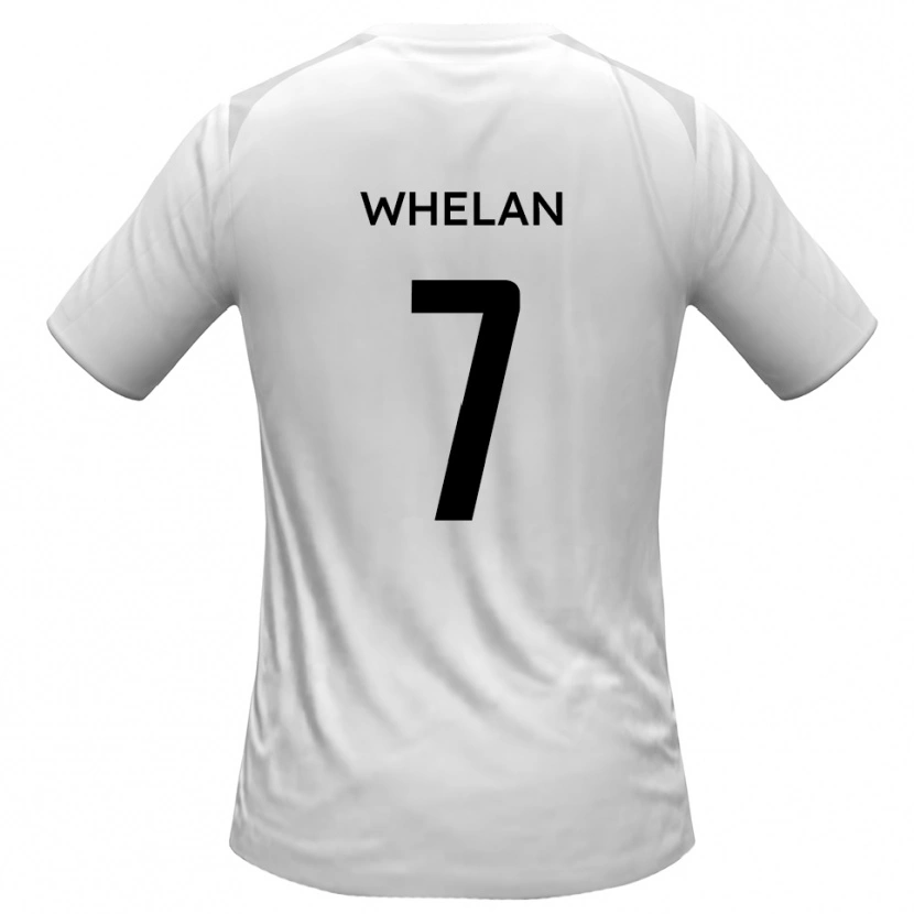 Danxen Mujer Camiseta Tom Whelan #7 Blanco Gris 1ª Equipación 2025/26 La Camisa