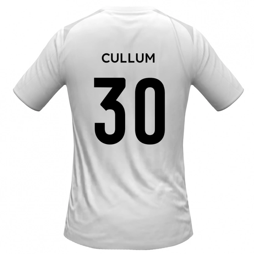 Danxen Mujer Camiseta Kai Cullum #30 Blanco Gris 1ª Equipación 2025/26 La Camisa