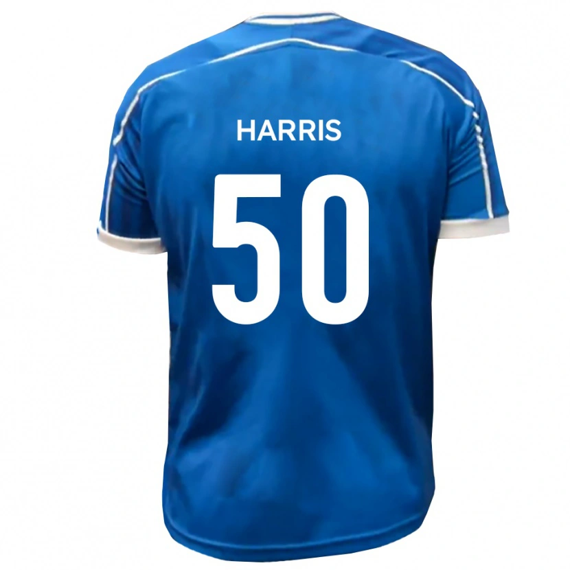 Danxen Mujer Camiseta Archie Harris #50 Azul Blanco 1ª Equipación 2025/26 La Camisa