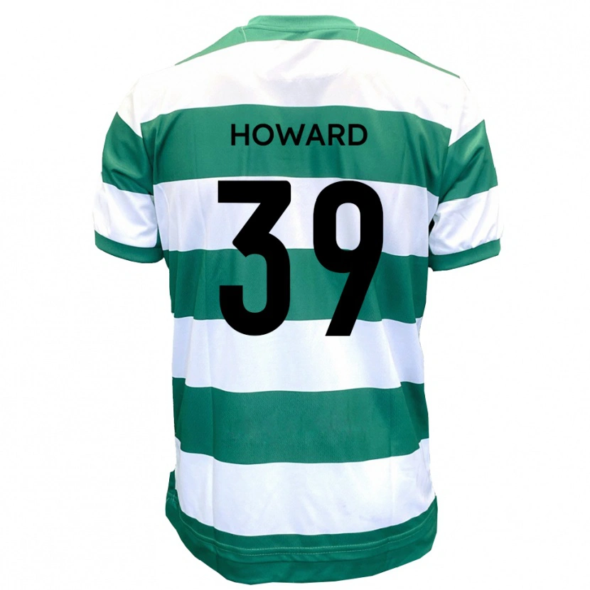 Danxen Mujer Camiseta Will Howard #39 Verde Blanco 1ª Equipación 2025/26 La Camisa