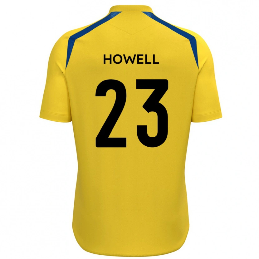 Danxen Mujer Camiseta Finn Howell #23 Amarillo Azul 1ª Equipación 2025/26 La Camisa