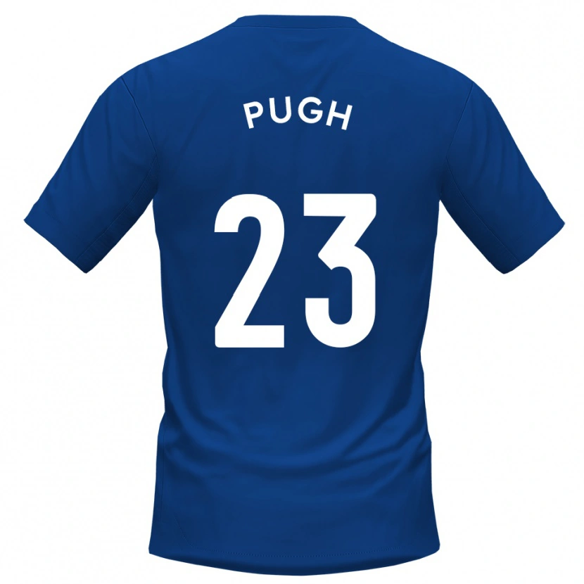 Danxen Mujer Camiseta Tom Pugh #23 Azul Blanco 1ª Equipación 2025/26 La Camisa