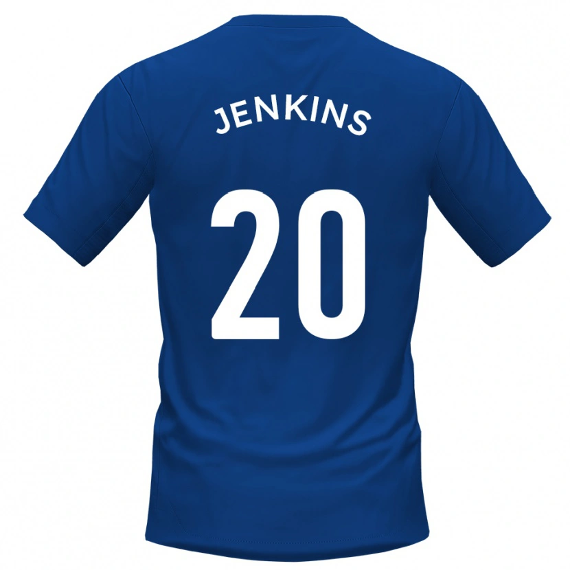 Danxen Mujer Camiseta Jack Jenkins #20 Azul Blanco 1ª Equipación 2025/26 La Camisa